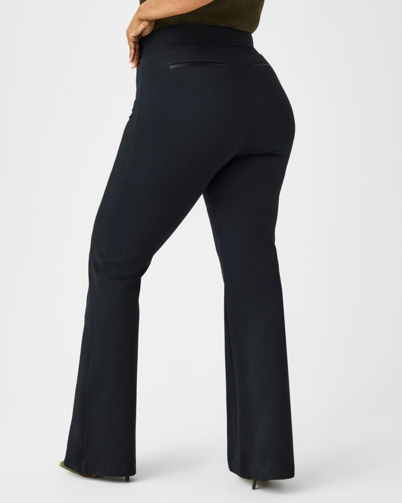 The Perfect Pant, Hi-Rise Flare in Houndstooth Jacquard